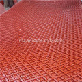 1.2mm tebal merah diperluaskan Mesh logam